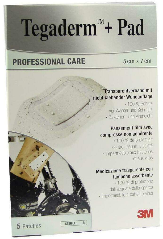 Tegaderm 3m Plus Pad 5x7cm Pflaster 3582np