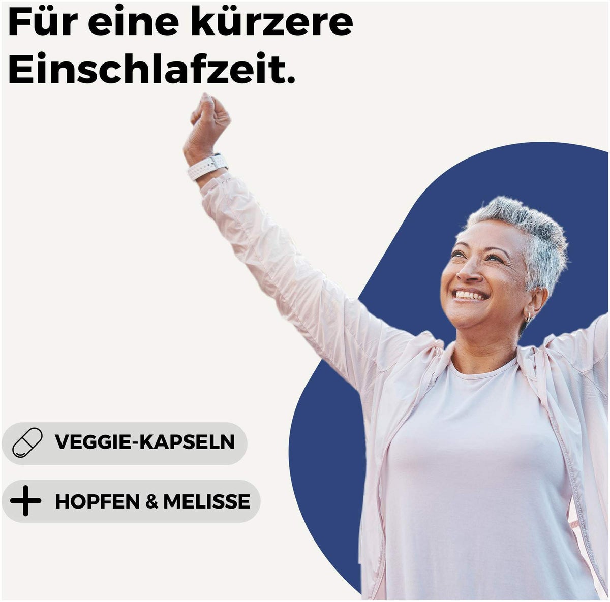 Melatonin 2 mg plus Hopfen und Melisse 120 Kapseln