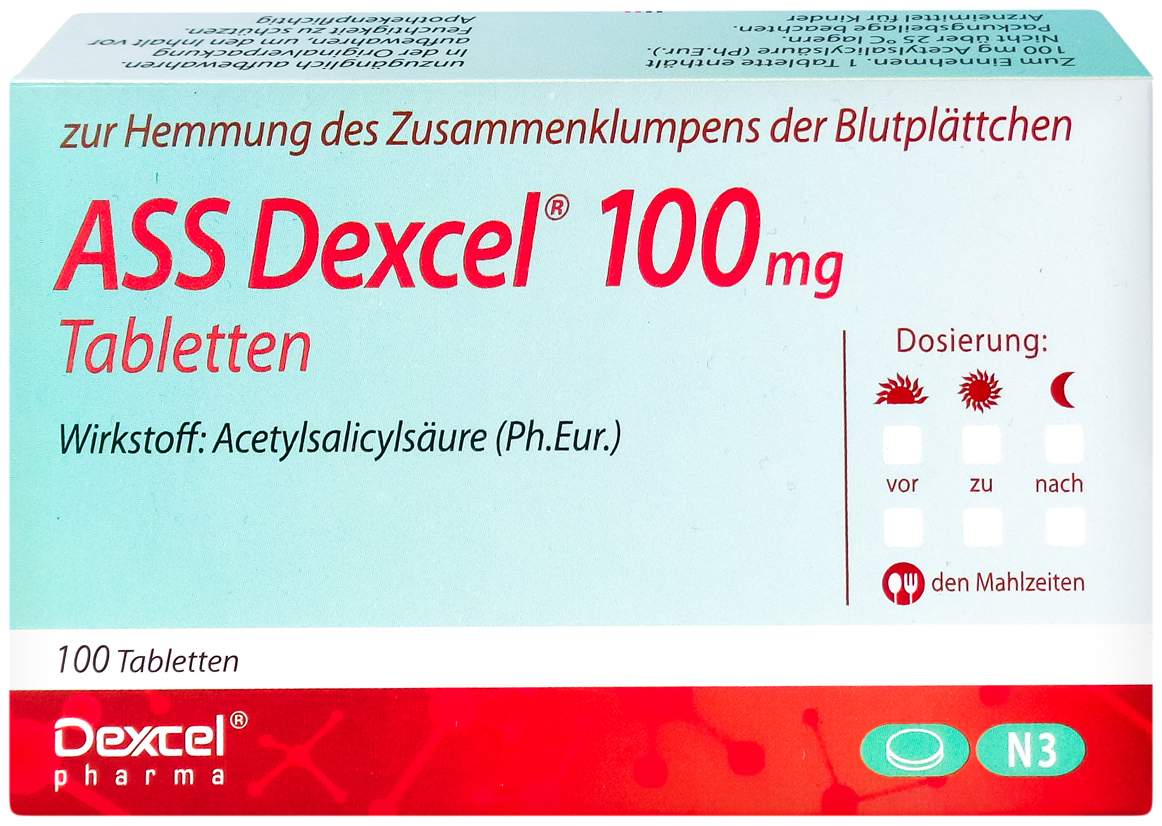 Ass Dexcel 100 mg 100 Tabletten