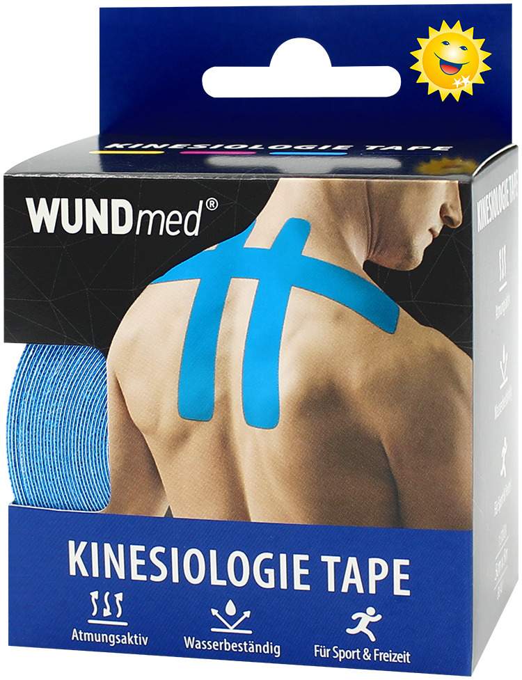 Wundmed Kinesiologie Tape türkisblau 5 cm x 5 m
