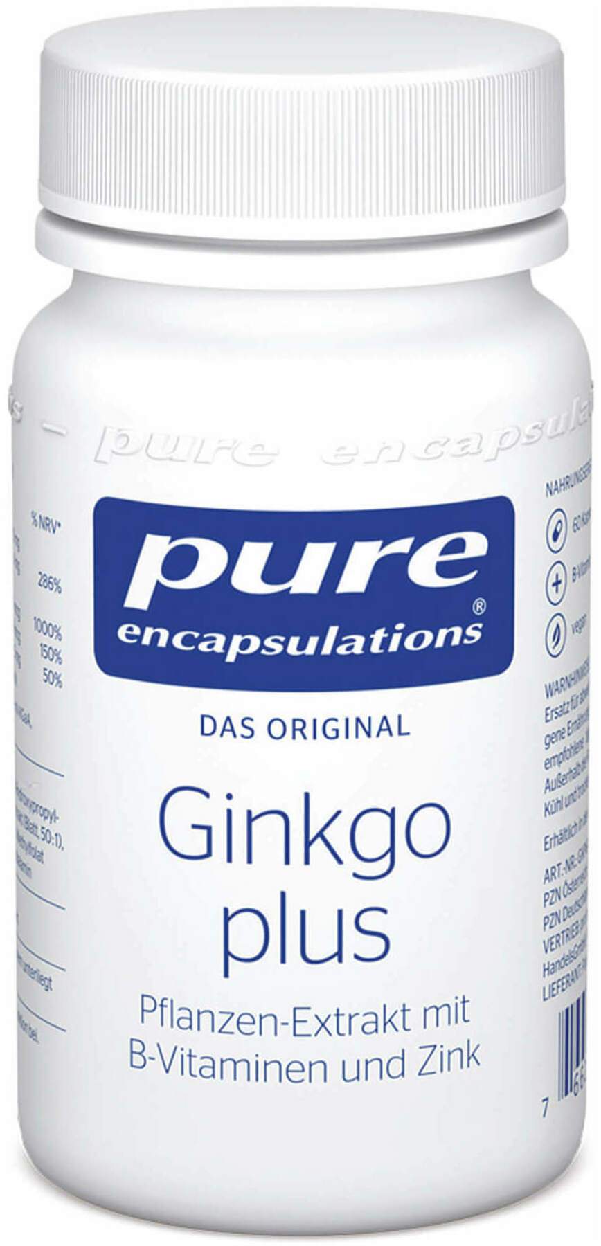 Pure Encapsulations Ginkgo Plus 60 Kapseln