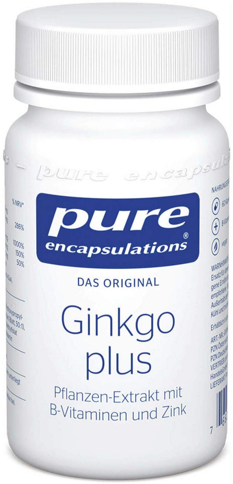 Pure Encapsulations Ginkgo Plus 60 Kapseln