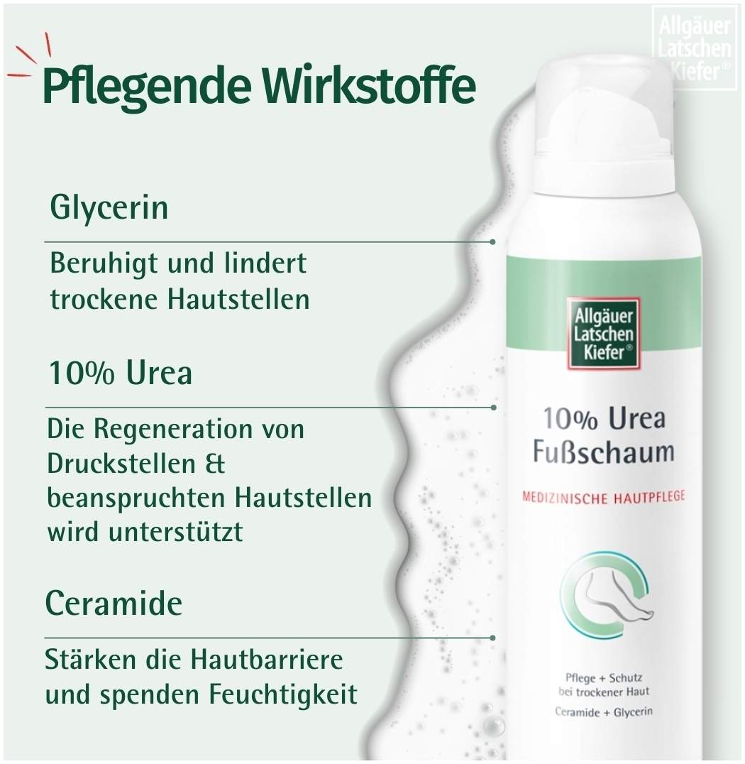 Allgäuer Latschenkiefer 10 % Urea Fußschaum 150 ml