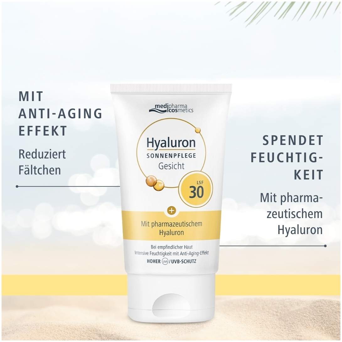 medipharma cosmetics Hyaluron Sonnenpflege Gesicht LSF 30 50 ml Creme