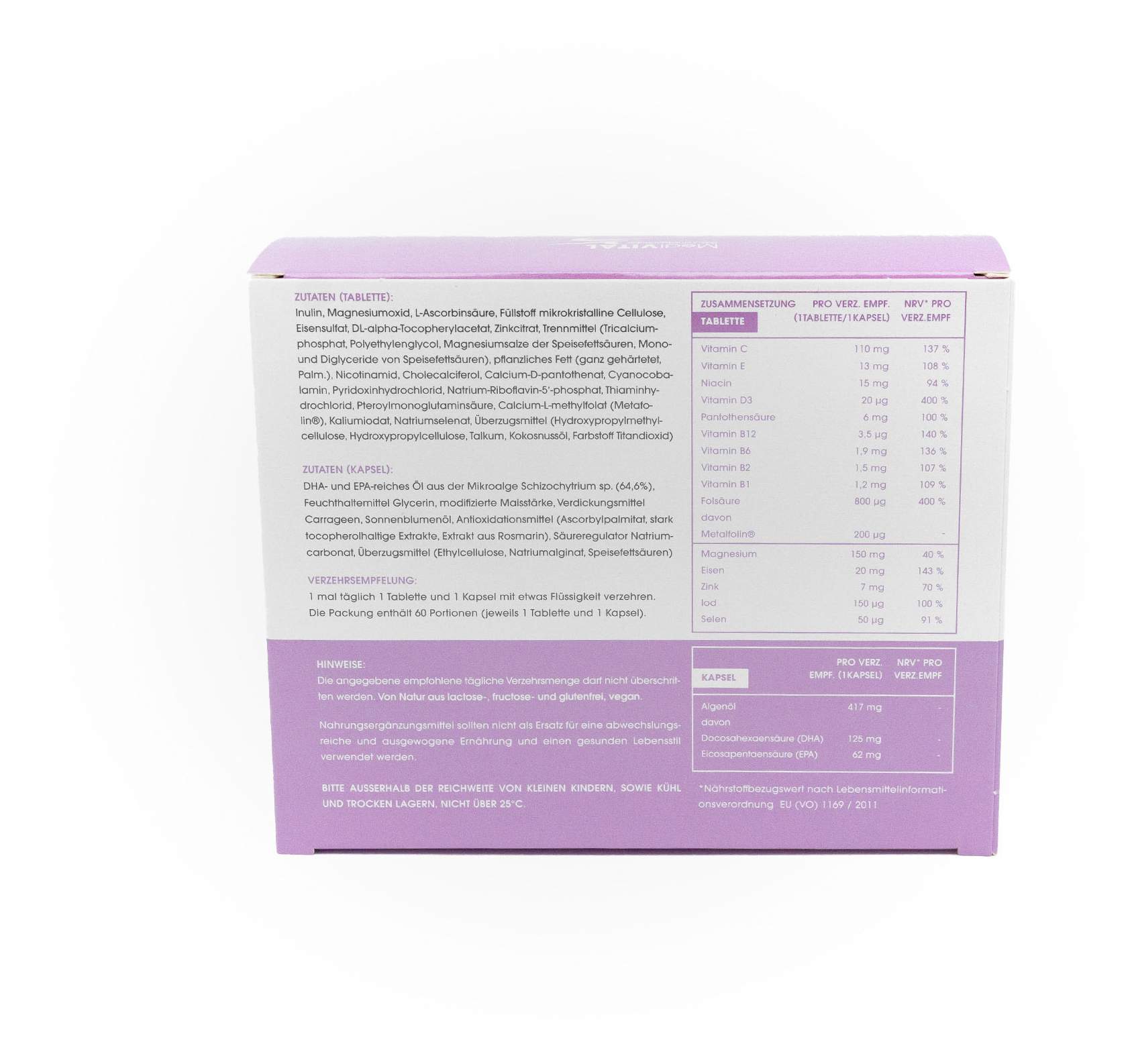 Medivital Gravida 60 Tabletten + 60 Kapseln
