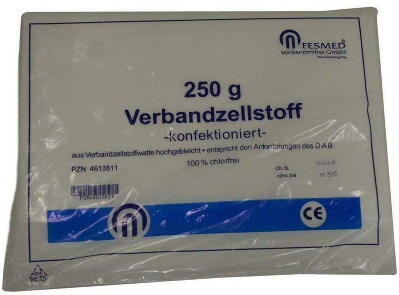 Verbandzellstoff Konfektioniert Hochgebleicht 250 G Beutel