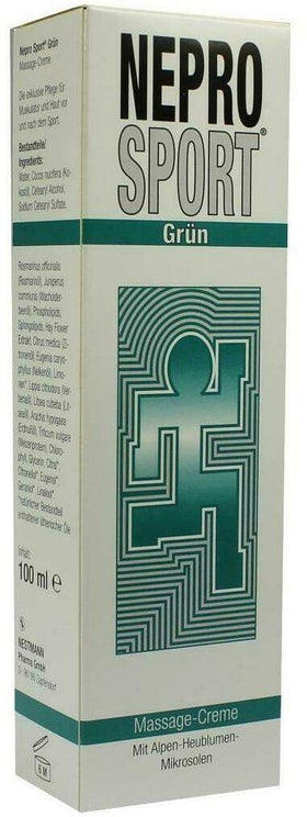 Neprosport 100 ml Creme Grün