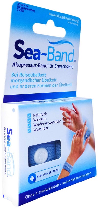 Sea-Band Akupressurband Für Erwachsene Grau 2 Stk