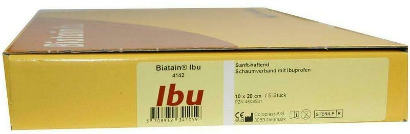 Biatain Ibu Schaumverband 10x20 cm Sanft Haftend