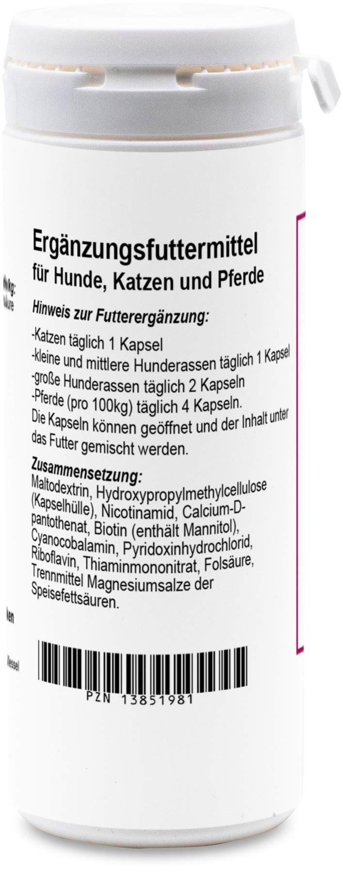 Vitamin B Komplex 100 Kapseln Für Hunde