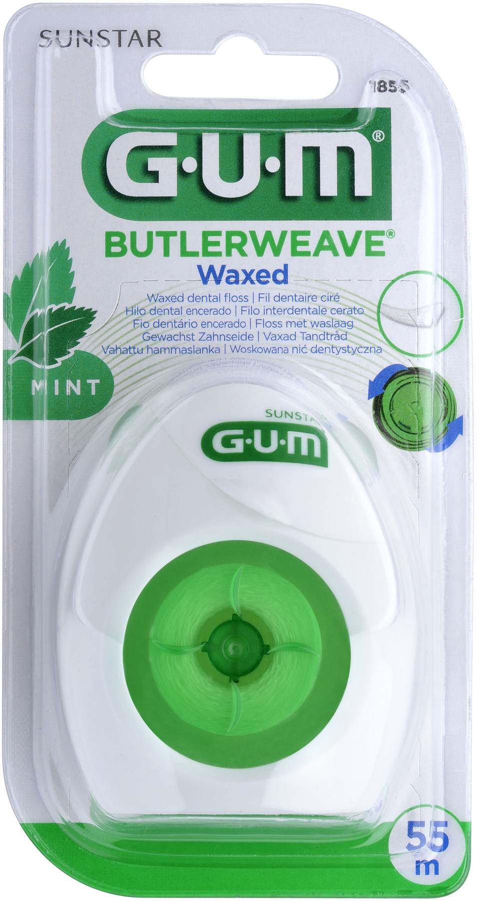 Gum Butlerweave Gewachst Zahnseide Mit Minzgeschmack 55 M