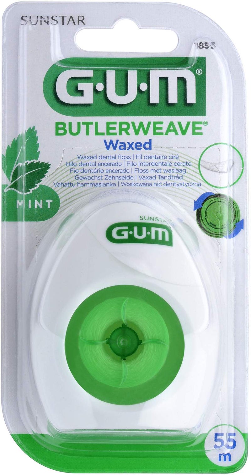 Gum Butlerweave Gewachst Zahnseide Mit Minzgeschmack 55 M