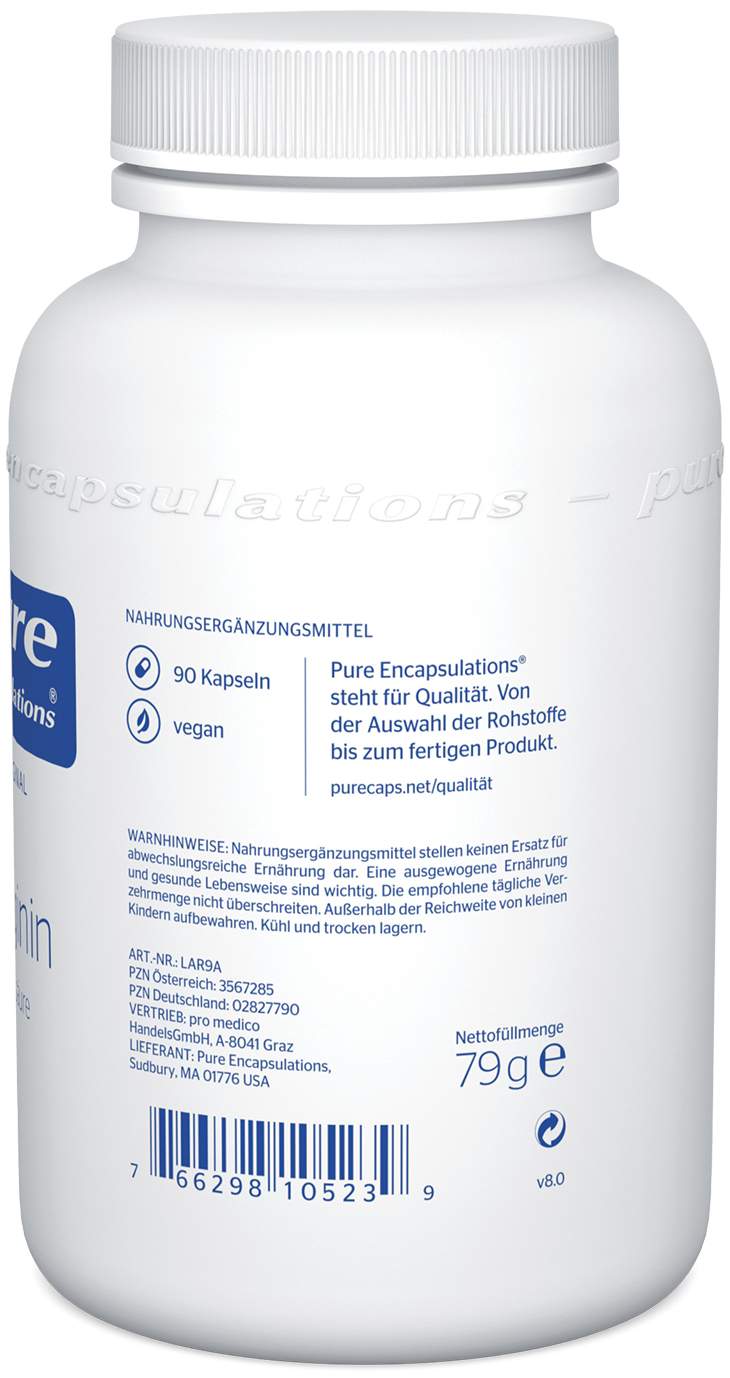 Pure Encapsulations L-Arginin Kapseln