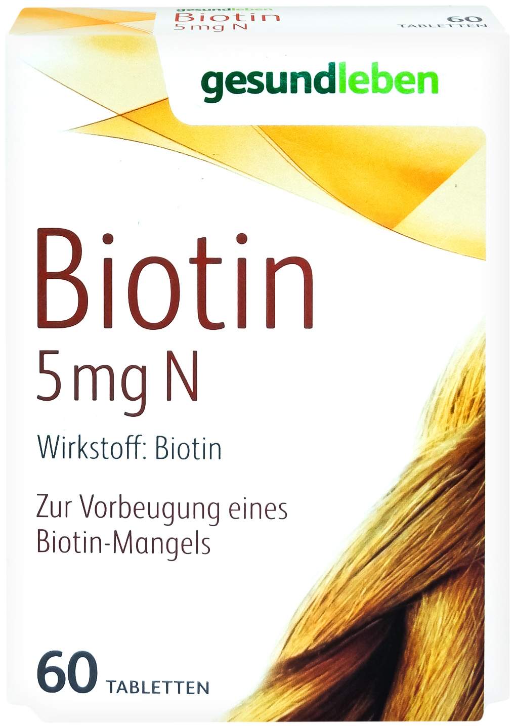 Gesund Leben Biotin 5 mg N 60 Tabletten