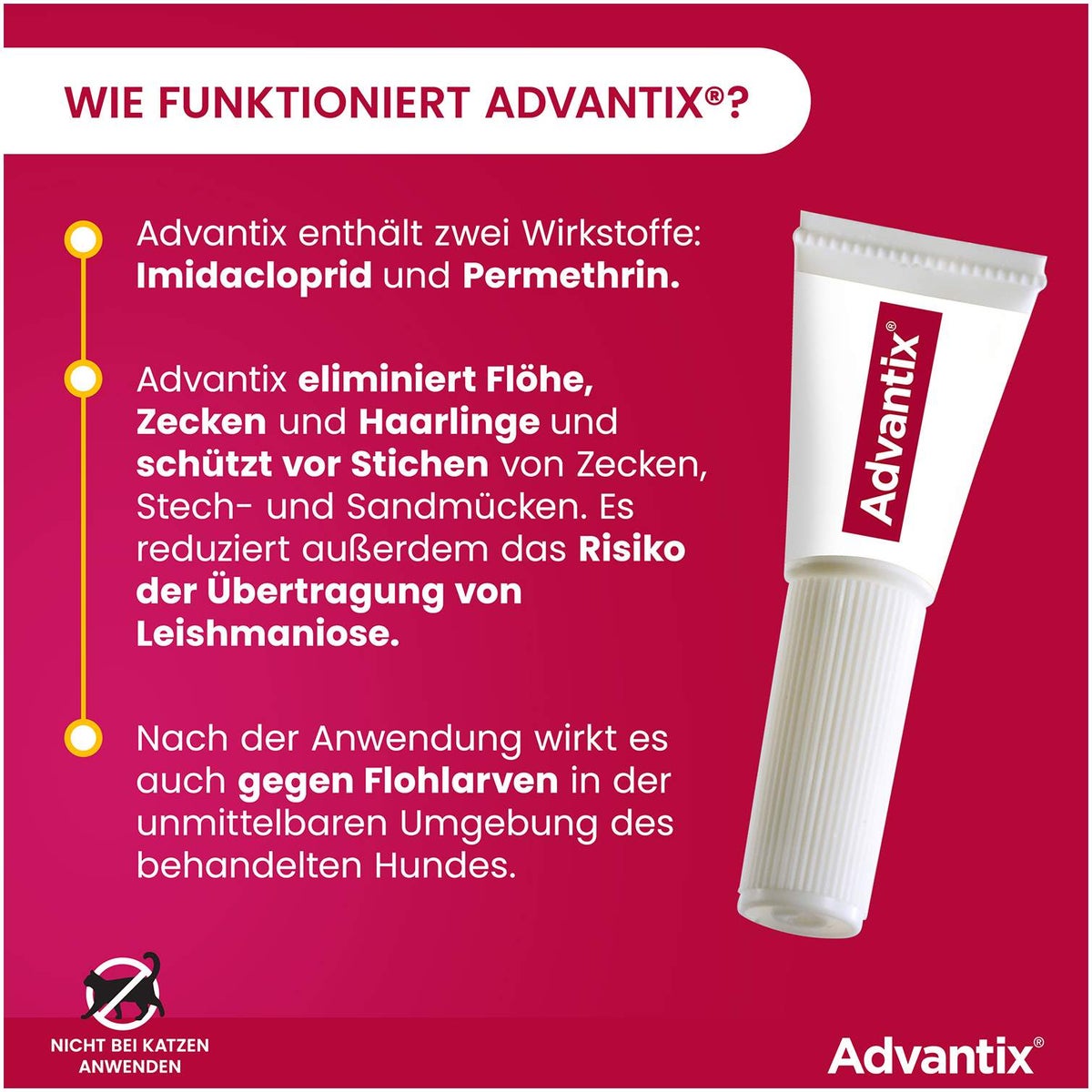 Advantix Spot-On Hund 4-10 kg 4 x 1 ml Lösung