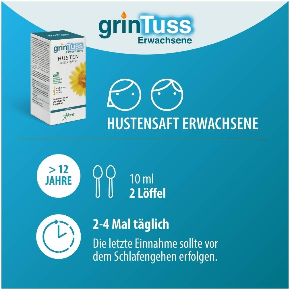 Grintuss Erwachsenen Hustensaft 180 G
