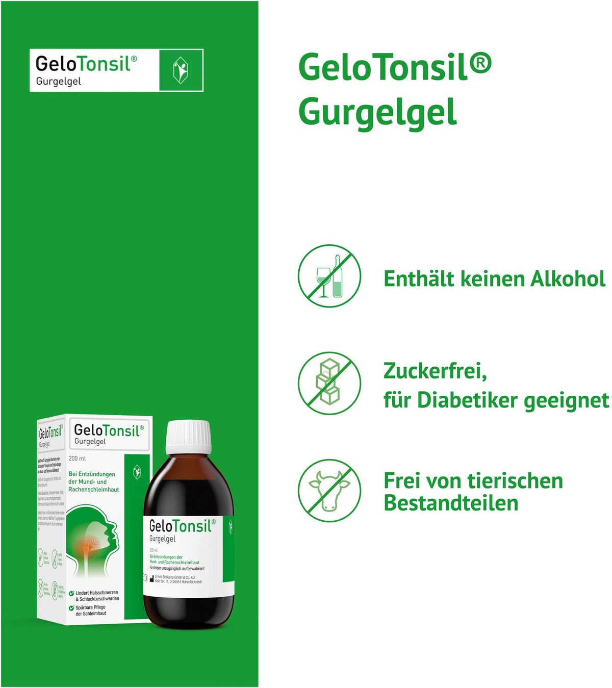 GeloTonsil Gurgelgel 200 ml