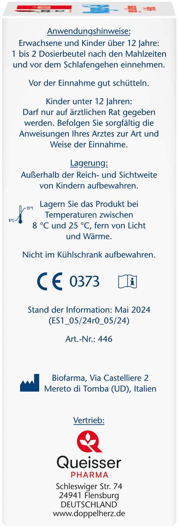 Doppelherz aktiv Magen-Gel gegen Sodbrennen und Reflux 20 Dosierbeutel