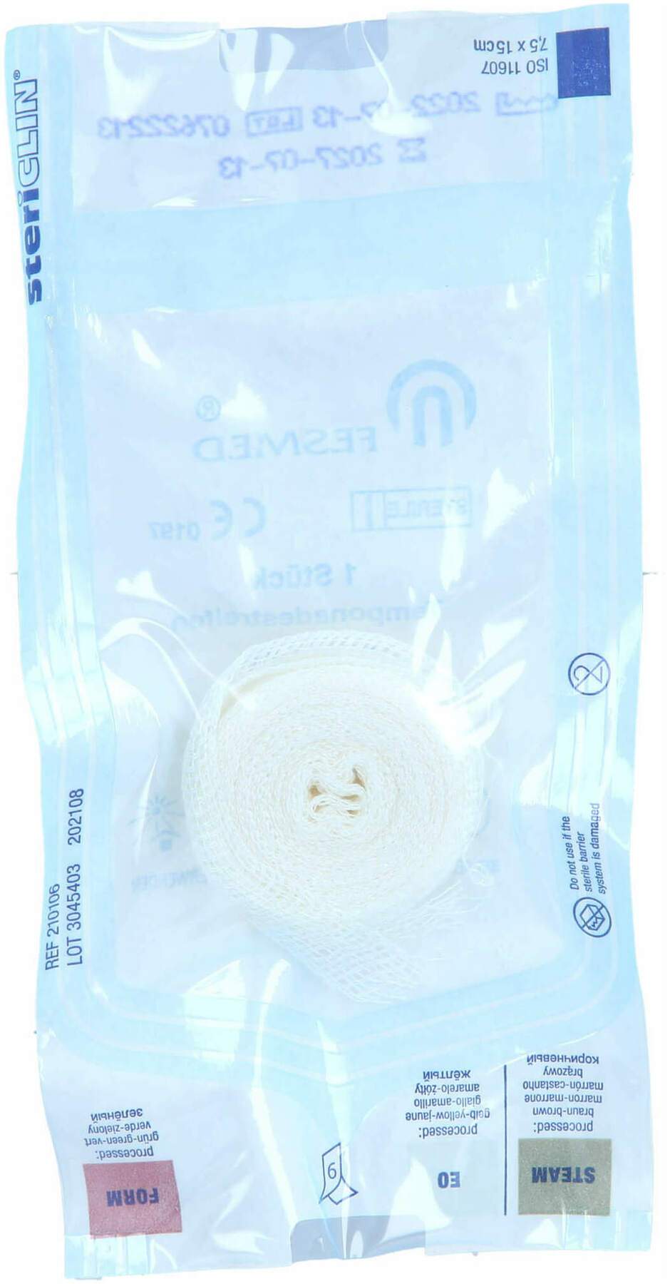 Tamponadestreifen Steril 1 Cmx2 5 Stück
