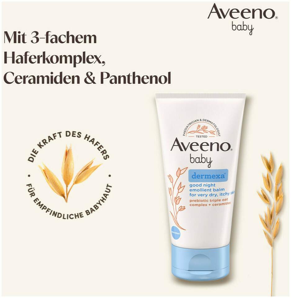 Aveeno baby Dermexa Gute Nacht Emollientien Balsam 75 ml