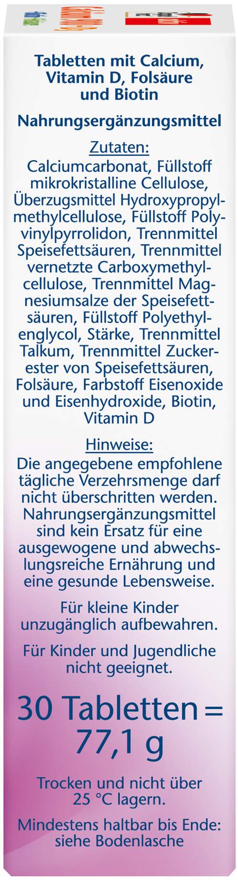 Doppelherz Aktiv Calcium 900 + D3 30 Tabletten