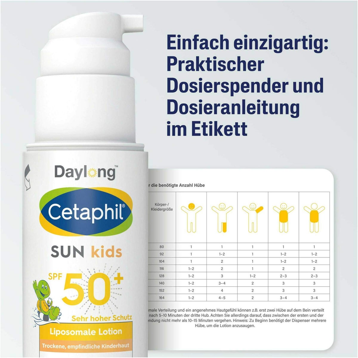 Cetaphil Sun Daylong Kids SPF 50+ liposomale Lotion 150 ml