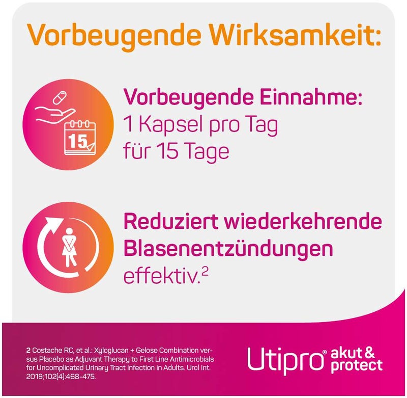 Utipro akut & protect 30 Hartkapseln