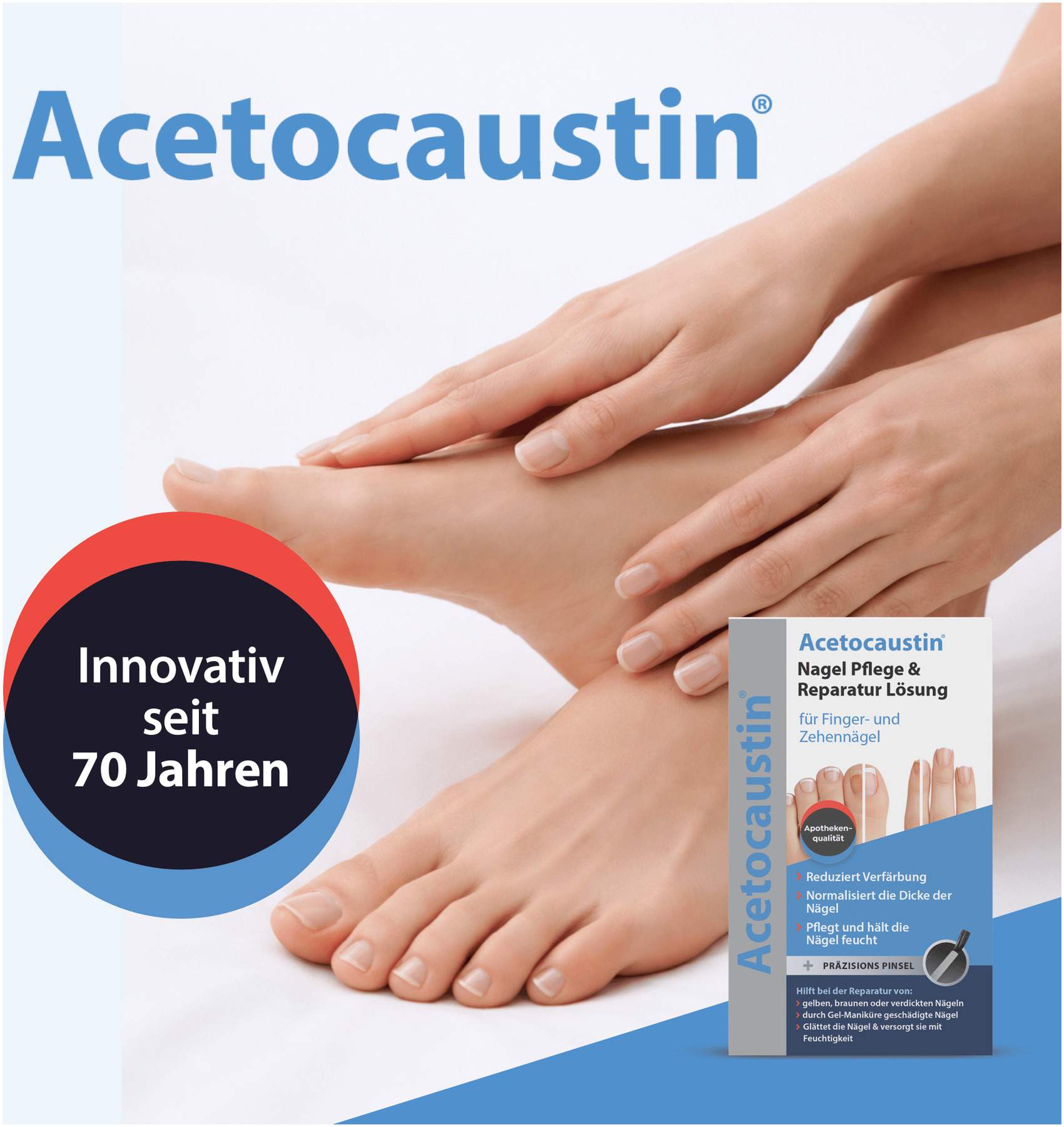 Acetocaustin Nagelpflege & Reparatur Lösung 9 ml