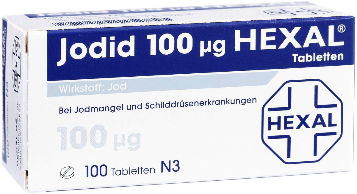 Jodid 100 µg Hexal 100 Tabletten