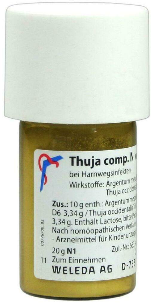 Weleda Thuja Comp. N 20 G Trituration