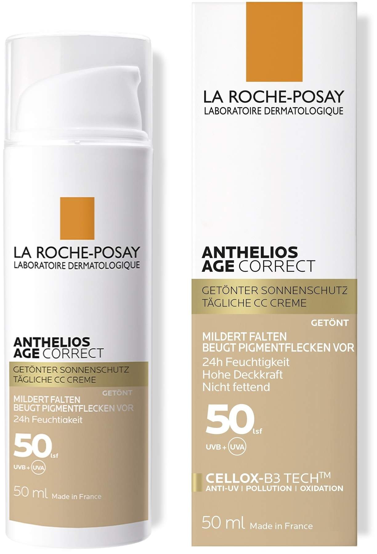 La Roche Posay Anthelios Age Correct getönt LSF 50 50 ml Creme