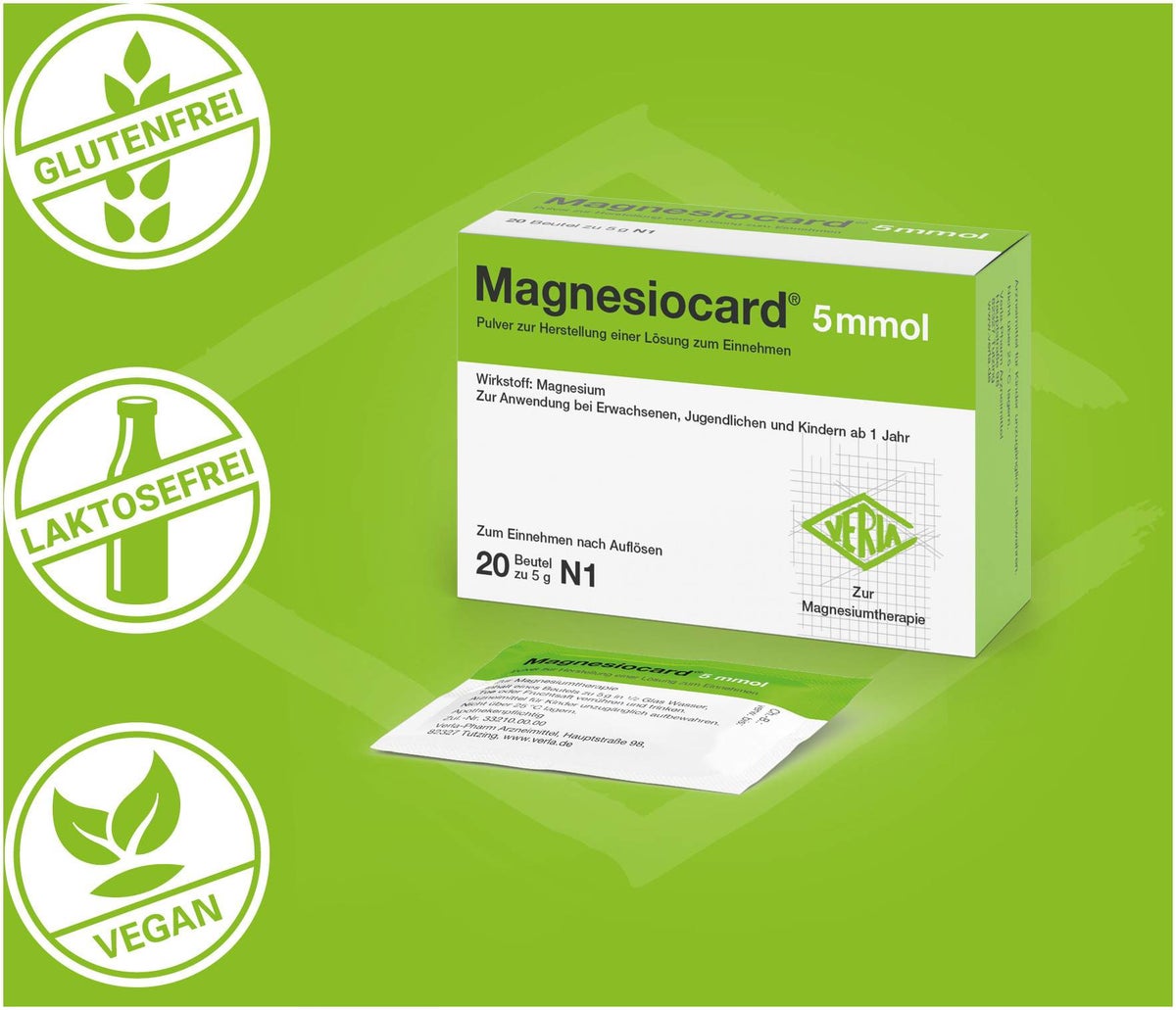 Magnesiocard 5 Mmol Pulver 20 Beutel