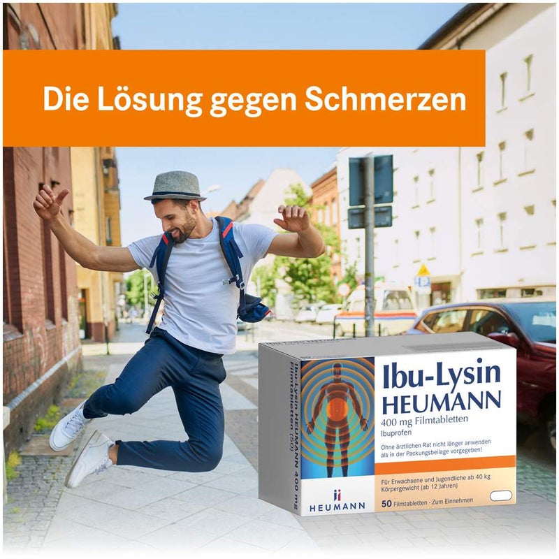 Ibu-Lysin Heumann 400 mg 50 Filmtabletten