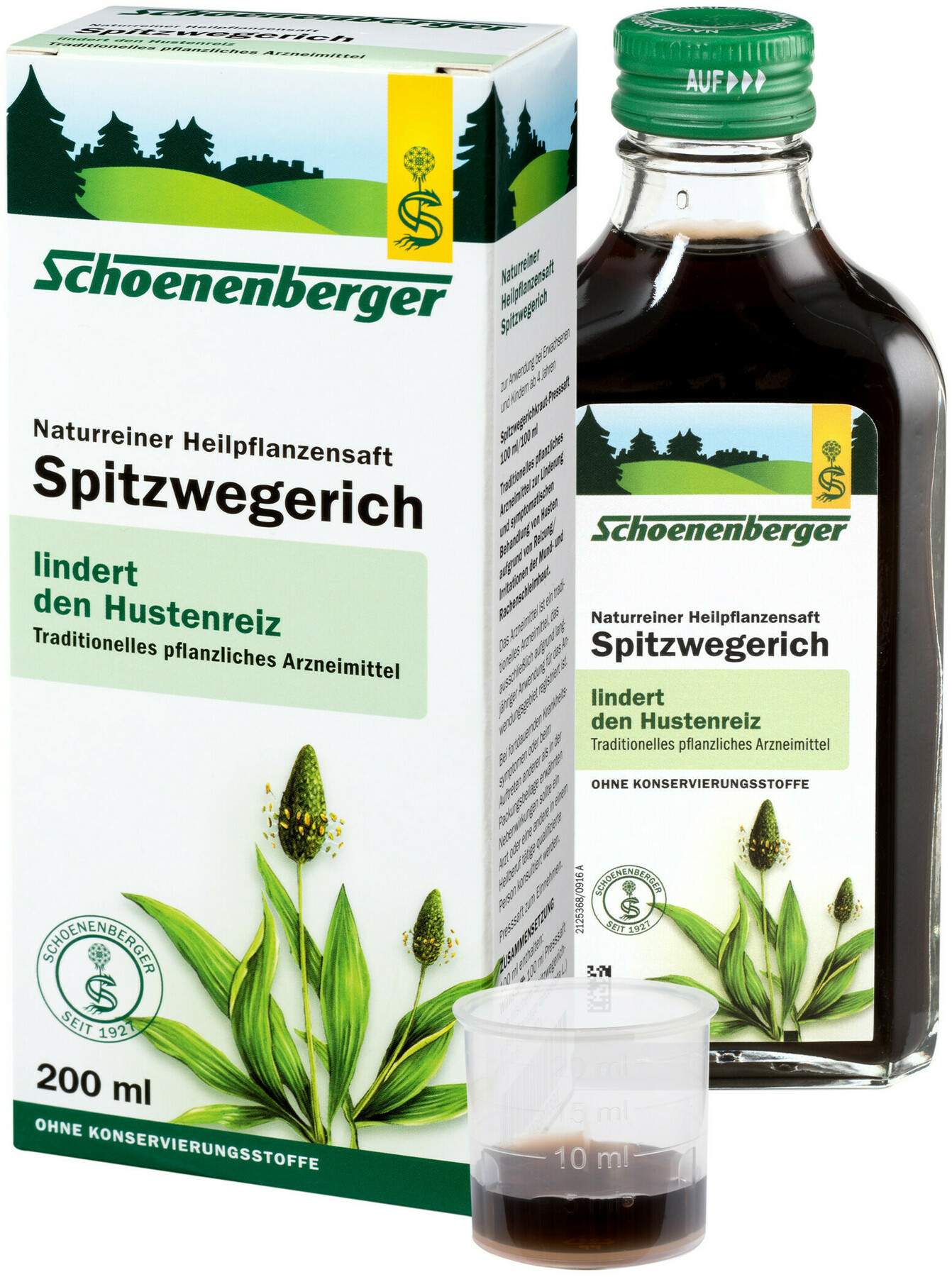 Spitzwegerichsaft Schoenenberger 200 ml