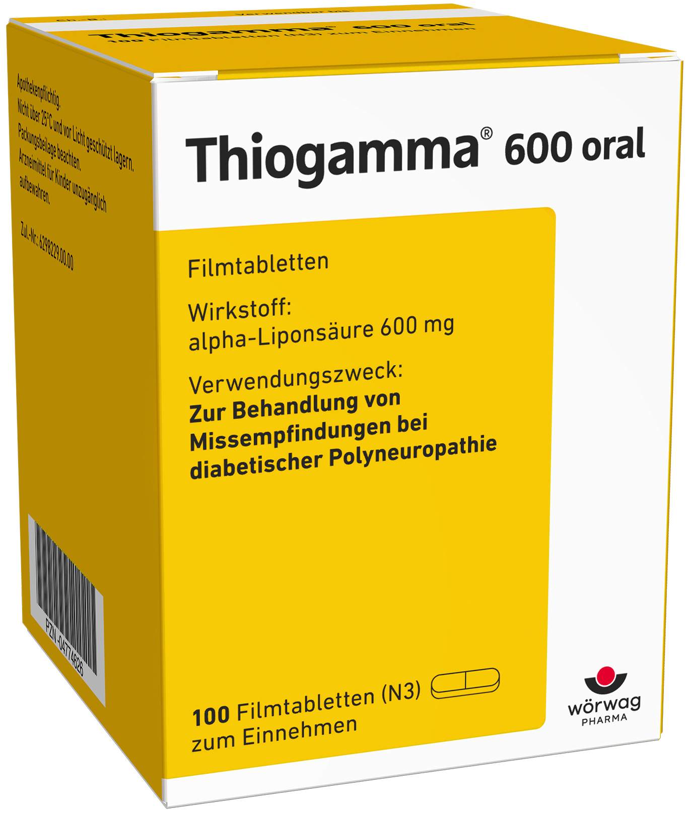 Thiogamma 600 oral 100 Filmtabletten