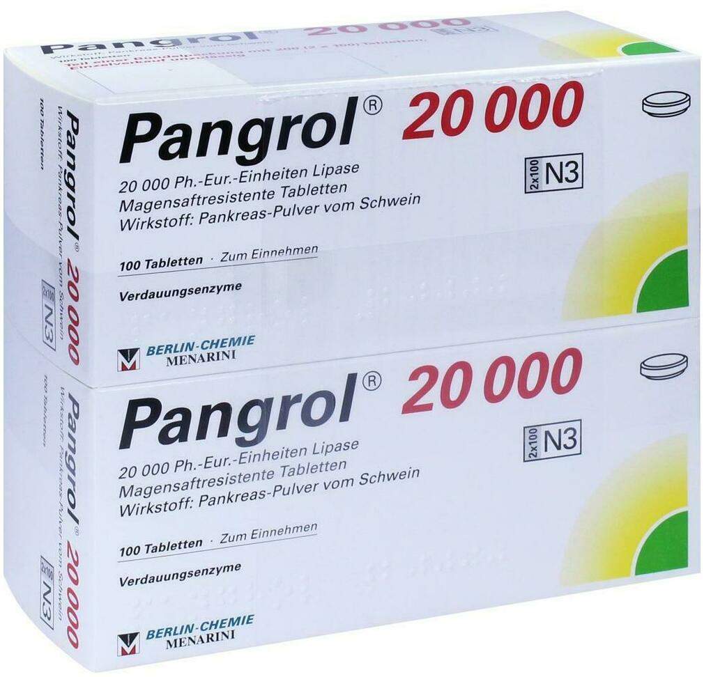 Pangrol 20000 Filmtabletten 200 Magensaftresistente Tabl.