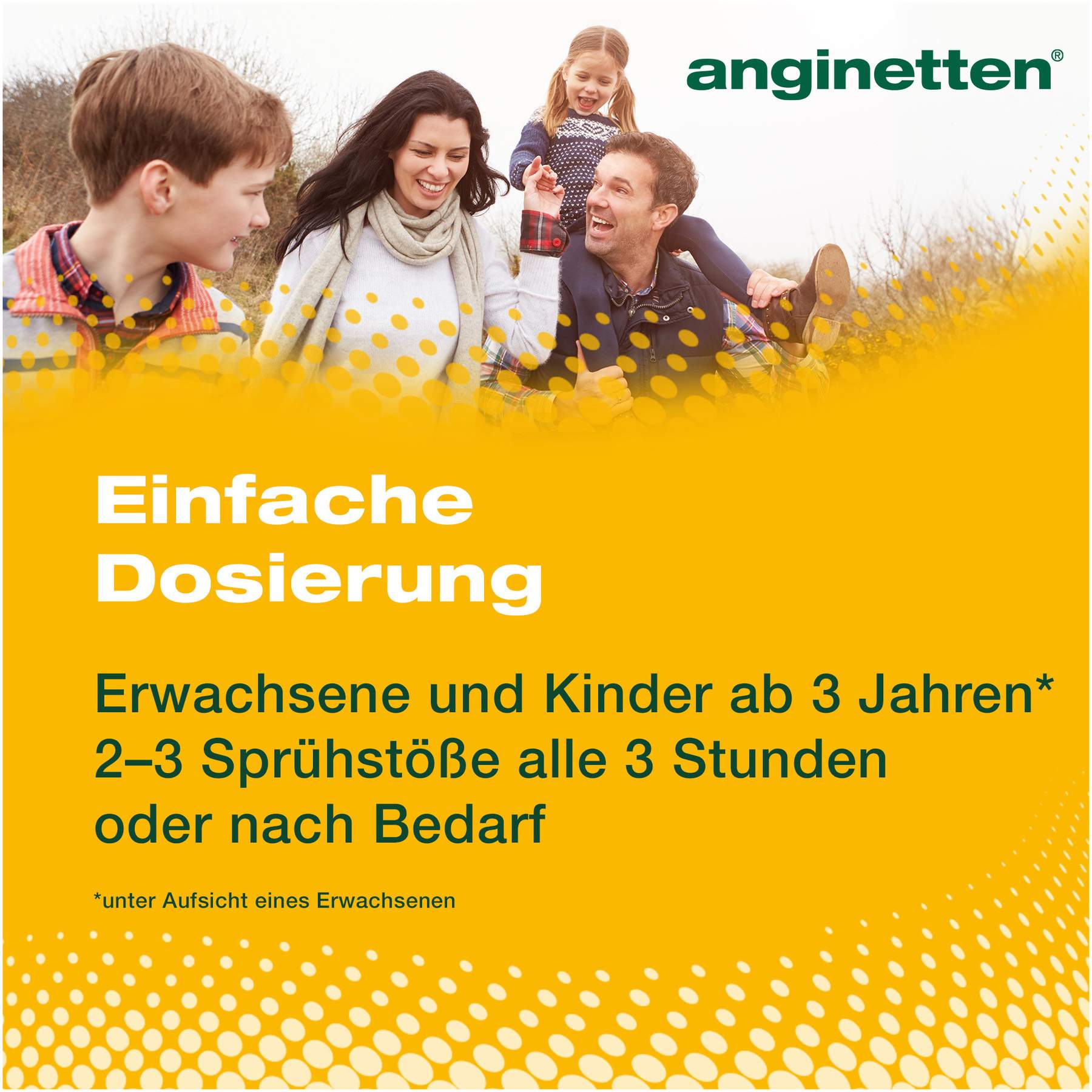 Anginetten Halsspray 2 in 1 Erwachsene 20 ml Spray