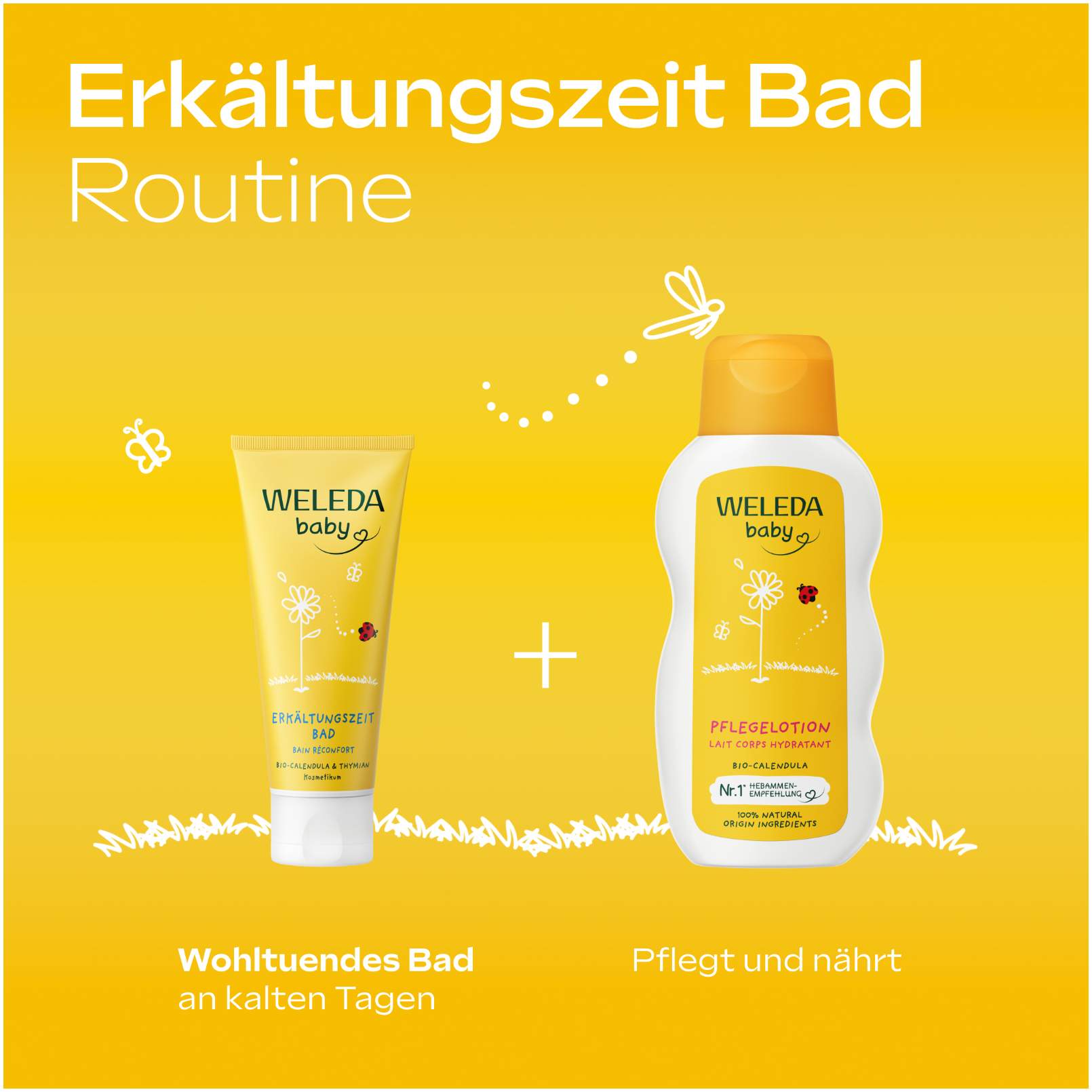 Weleda Calendula Erkältungszeit Bad