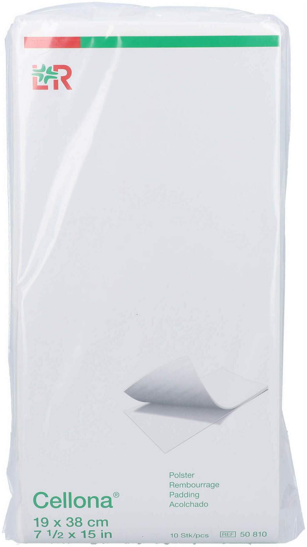 Cellona Polster 19 X 38 cm 10 Stück