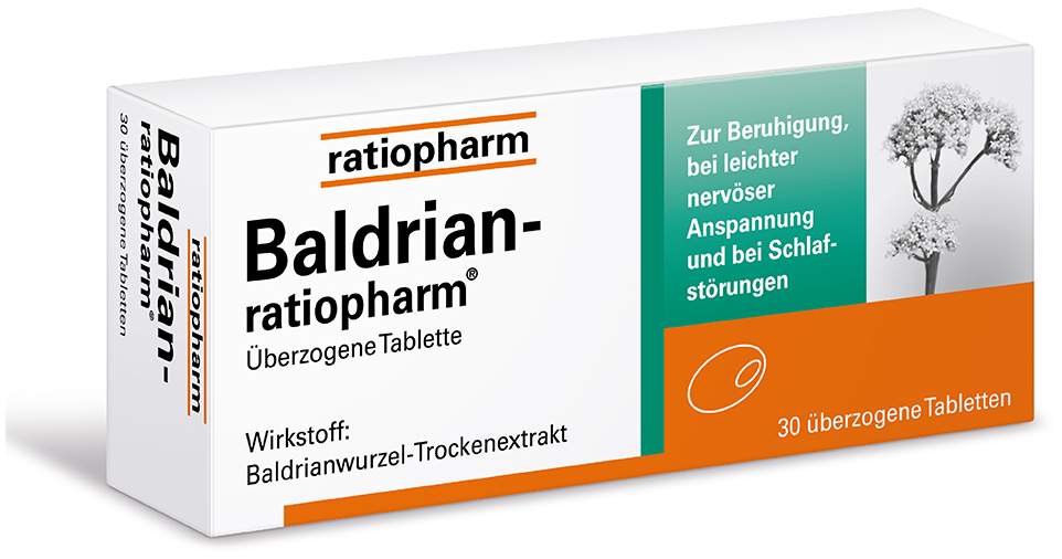 Baldrian-ratiopharm 30  Überzogene Tabletten