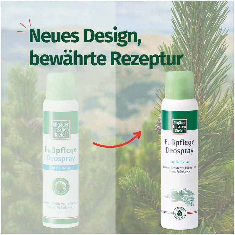 Allgäuer Latschenkiefer Fußpflege Deos 100 ml Spray