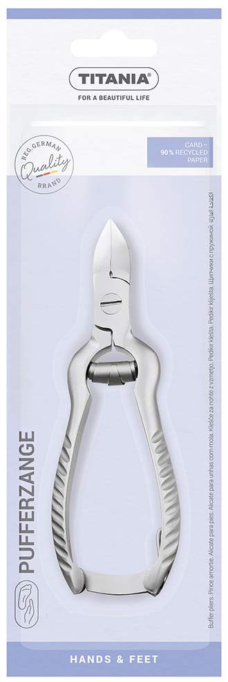 Qualitätsnagelzange mit Pufferfeder 14cm