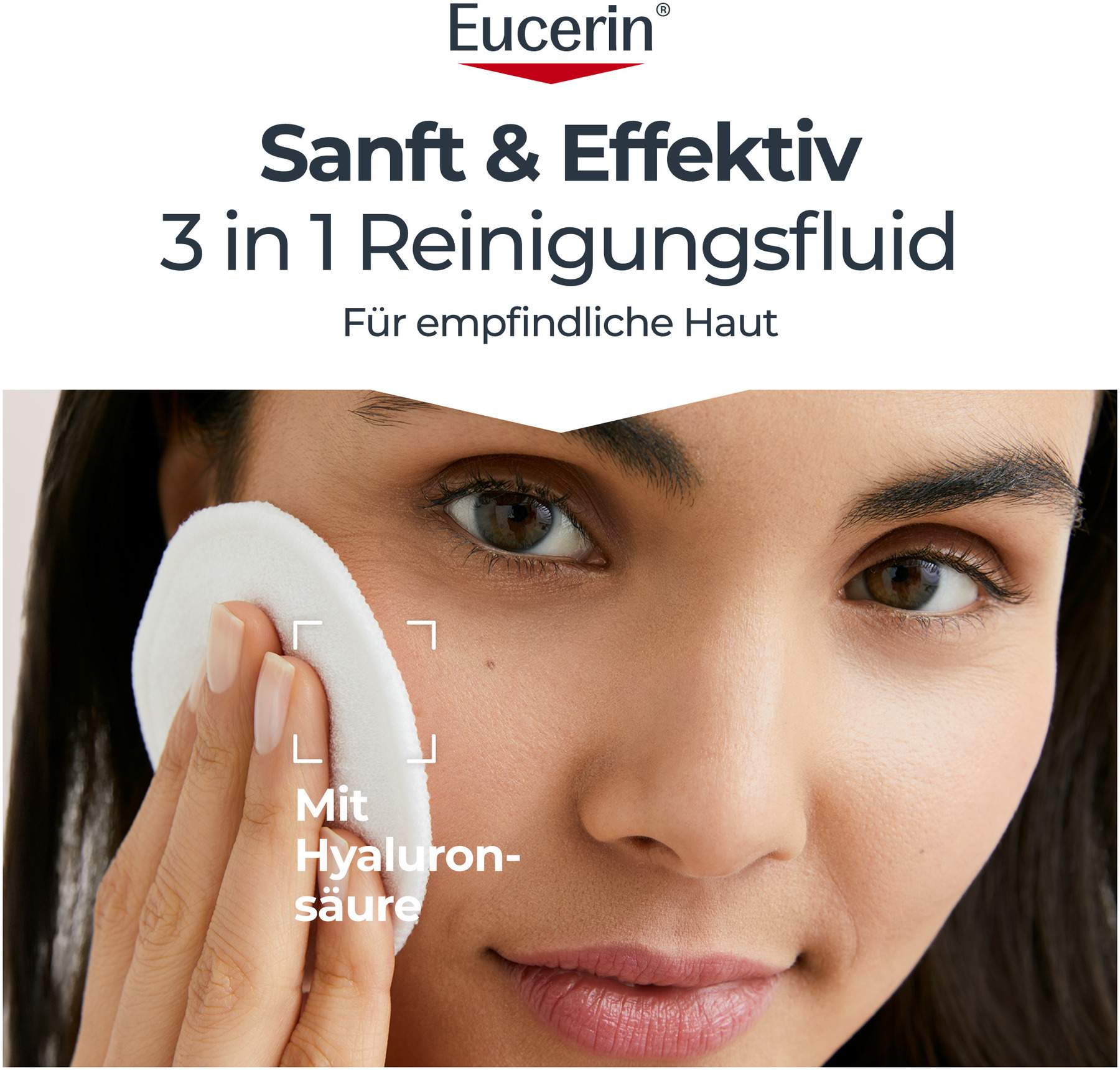 Eucerin Dermatoclean Hyaluron Mizellen Reinigungsfluid 3in1  400 ml