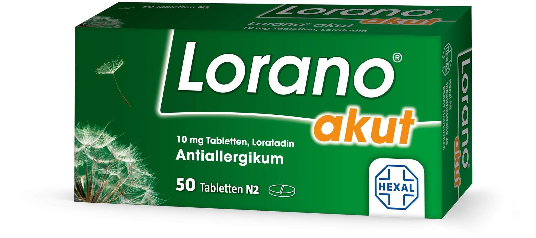 Lorano akut Antiallergikum 50 Tabletten