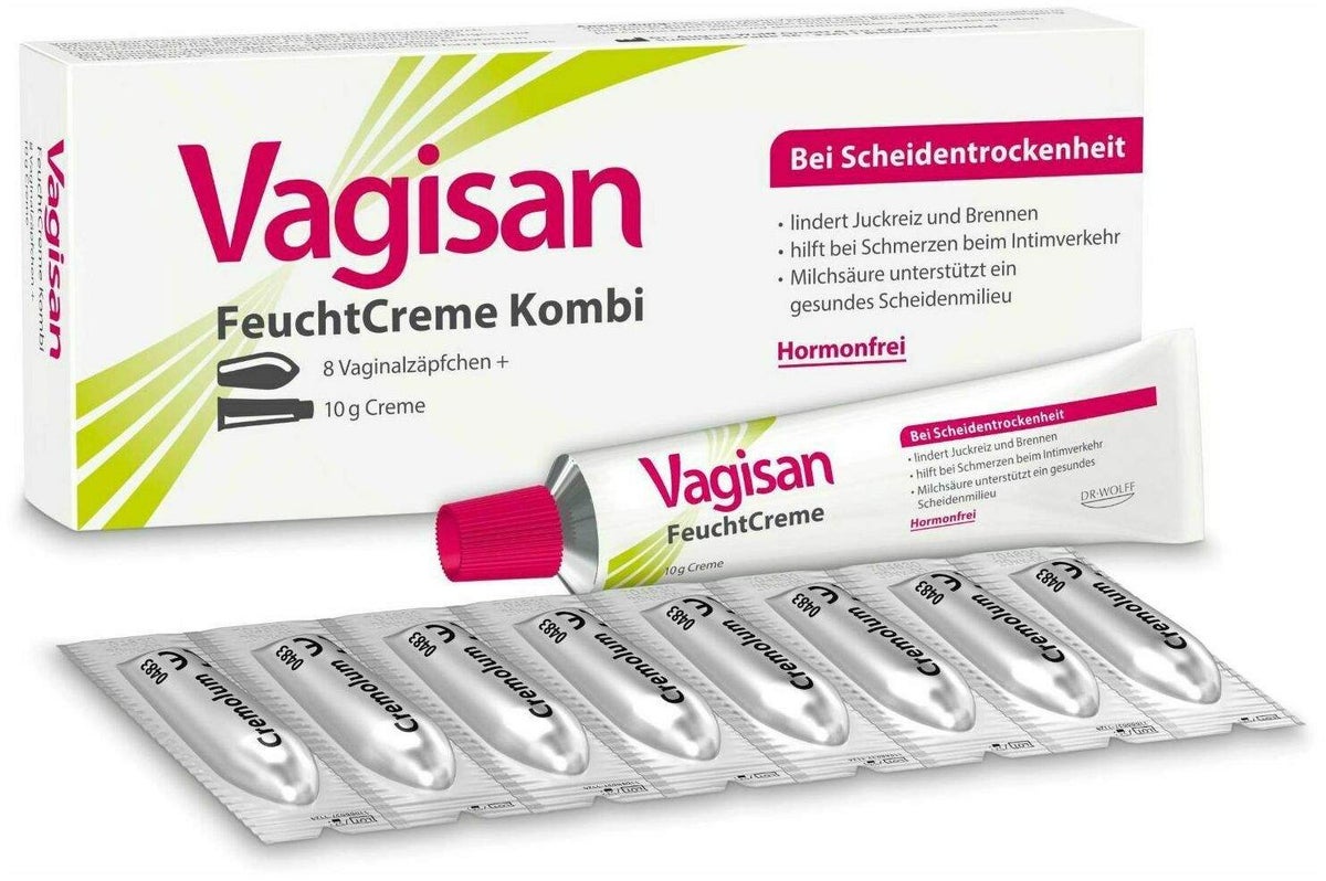 Vagisan Feuchtcreme Kombi 8 Ovula + 10 G Creme 1 Kombipackung