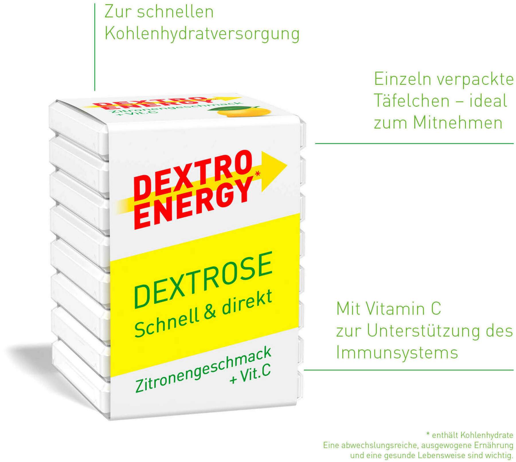 Dextro Energy Vitamin C 1 Würfel