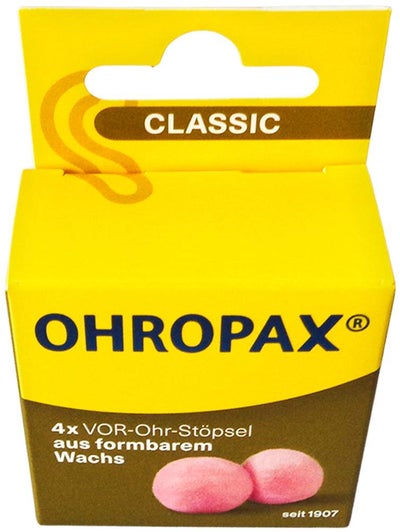 Ohropax Classic Wachs Vor-Ohr Stöpsel 4 Stück