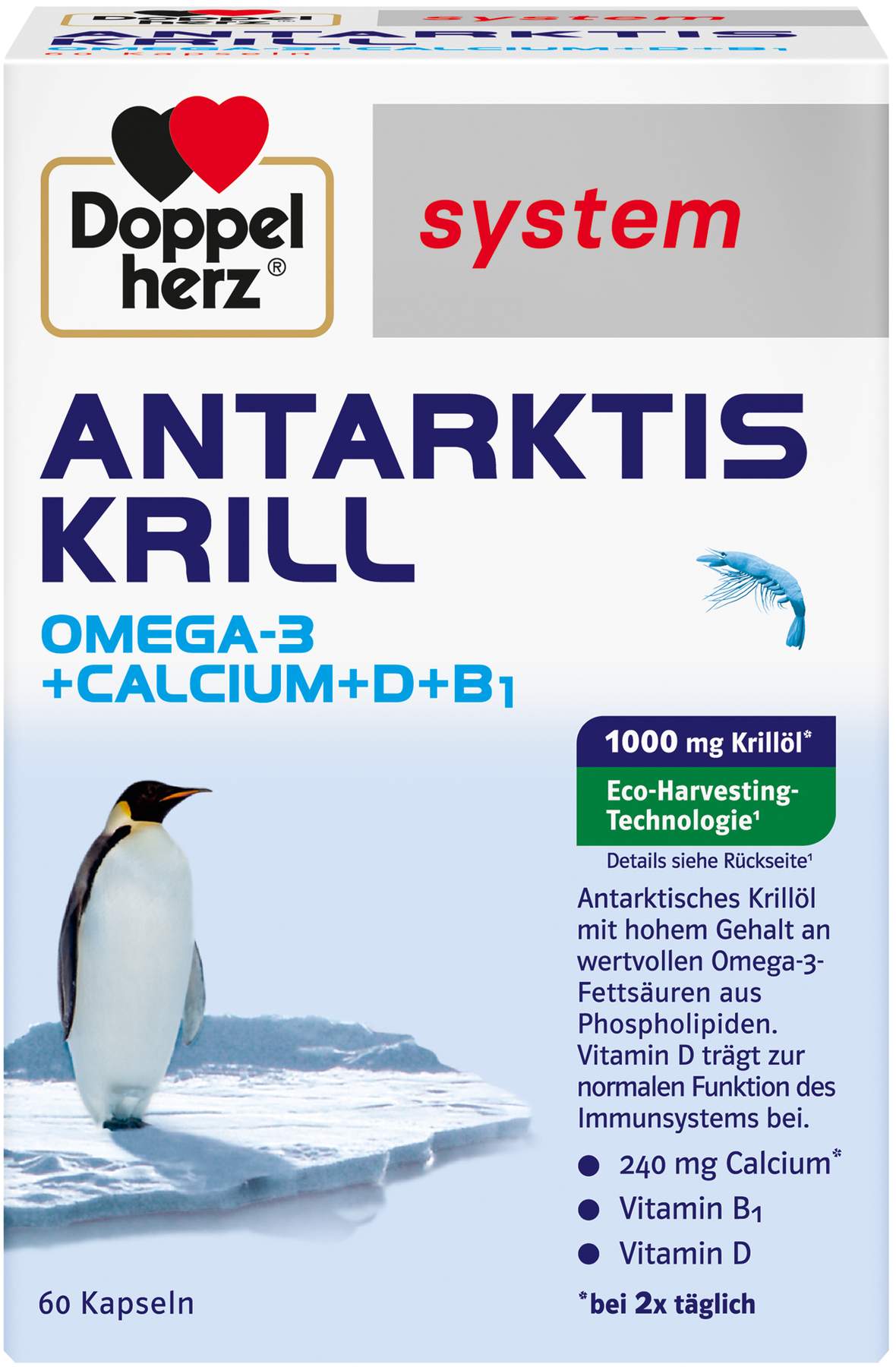 Doppelherz system Antarktis Krill 60 Kapseln