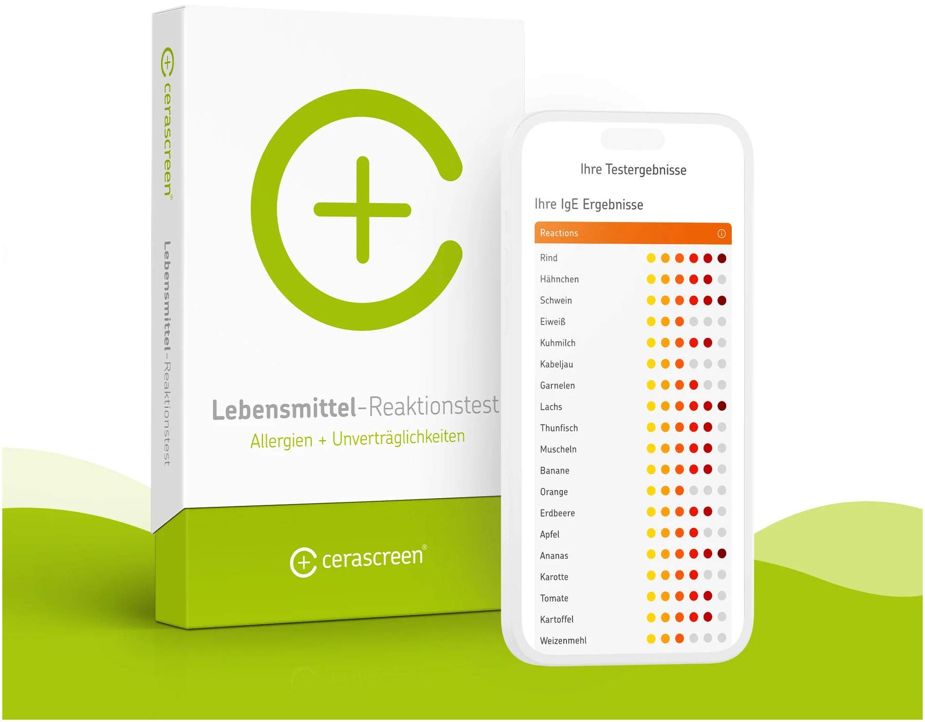 Lebensmittel Reaktionstest 1 Stück