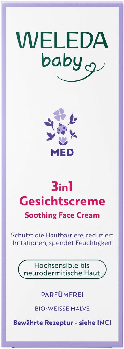 Weleda Med 3 in 1 Gesichtscreme Weiße Malve 50 ml
